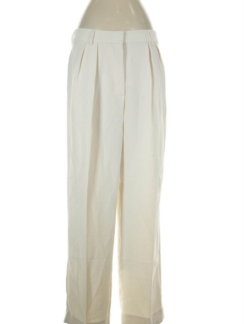 NWT Banana Republic Pleated Wide Leg Cream High-waist Pants. Size 0 Retails $120